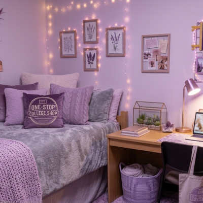 Purple Dorm Room (To Be Edited)